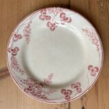Mismatched series of 4 old “Terre de fer” flat plates