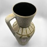 Large vase in matte and glazed ceramic • Manufacture Bay Keramik • W. Germany