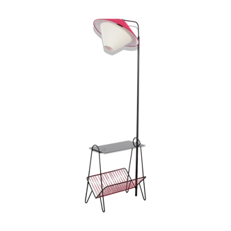 Lampadaire d'Europe de l'Est en métal 1950