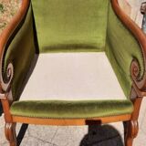 Pair of bergère armchairs