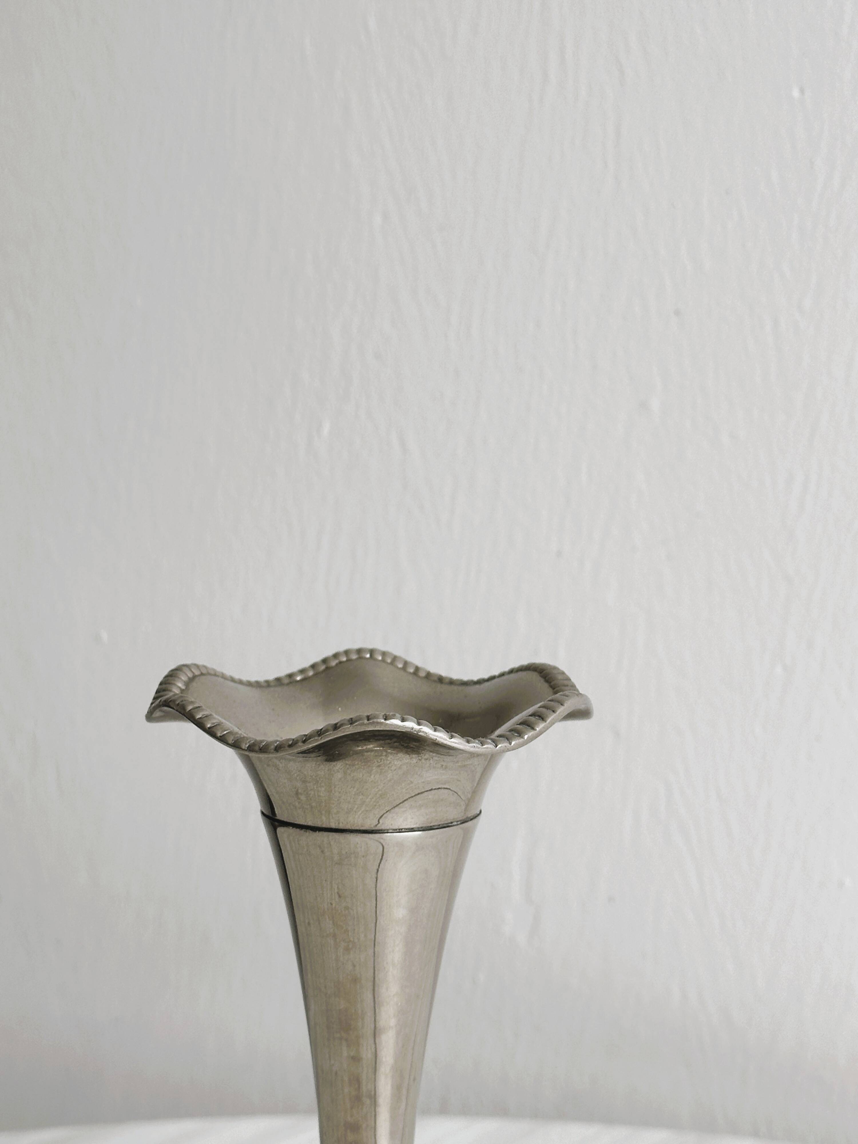 Vintage silver-plated soliflore