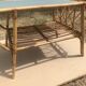 Rattan coffee table