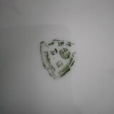 Vierzon porcelain footed plate – Edgar Gaucher, 1950s