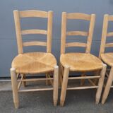 Suite of 4 mulched chairs