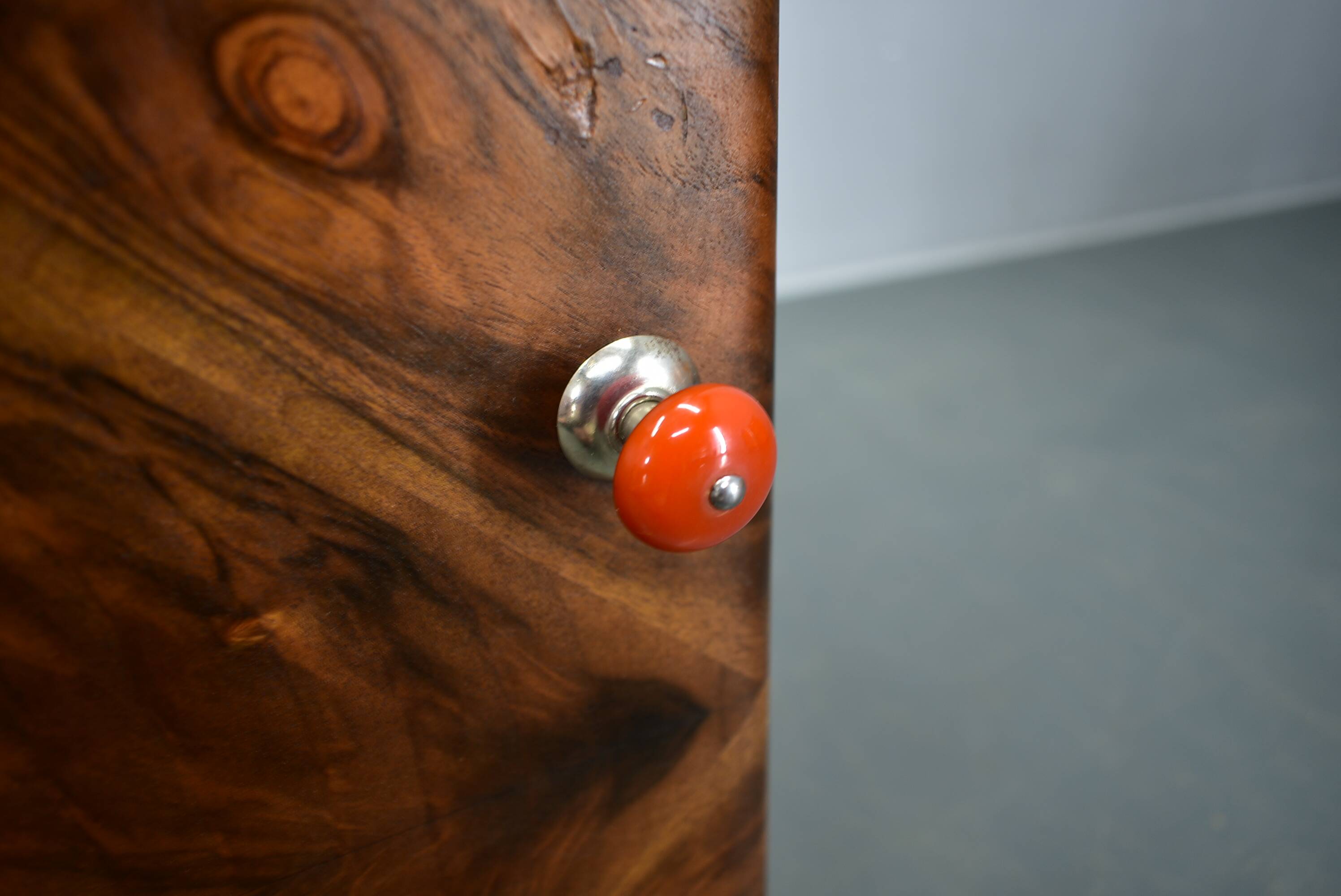 1938s pair of Art Deco bedside tables, Czechoslovakia