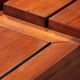 Vintage Wooden Bench with Storage Italiaans 1960