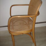 Rattan armchair Thonet end 19th century