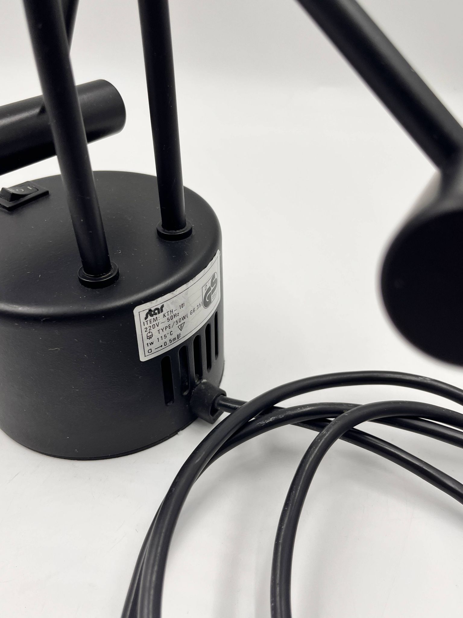 Lampe de bureau à contre-poids Années 80