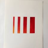 Minimalist geometric painting