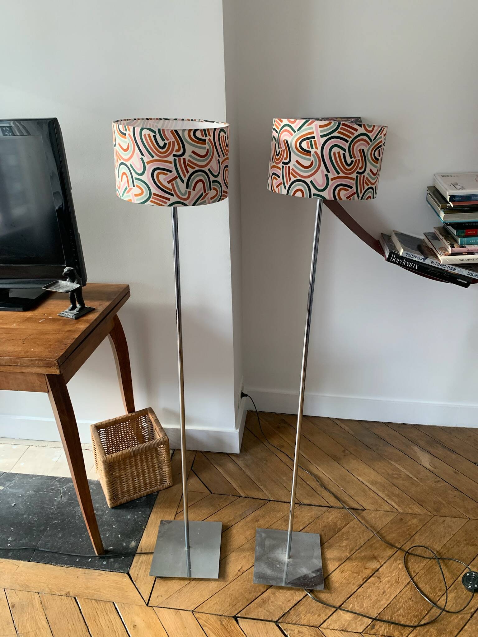 Pair of lamps with lampshades from Habitat