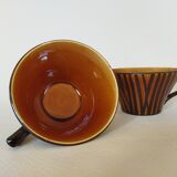Sarreguemines "Domino" cups