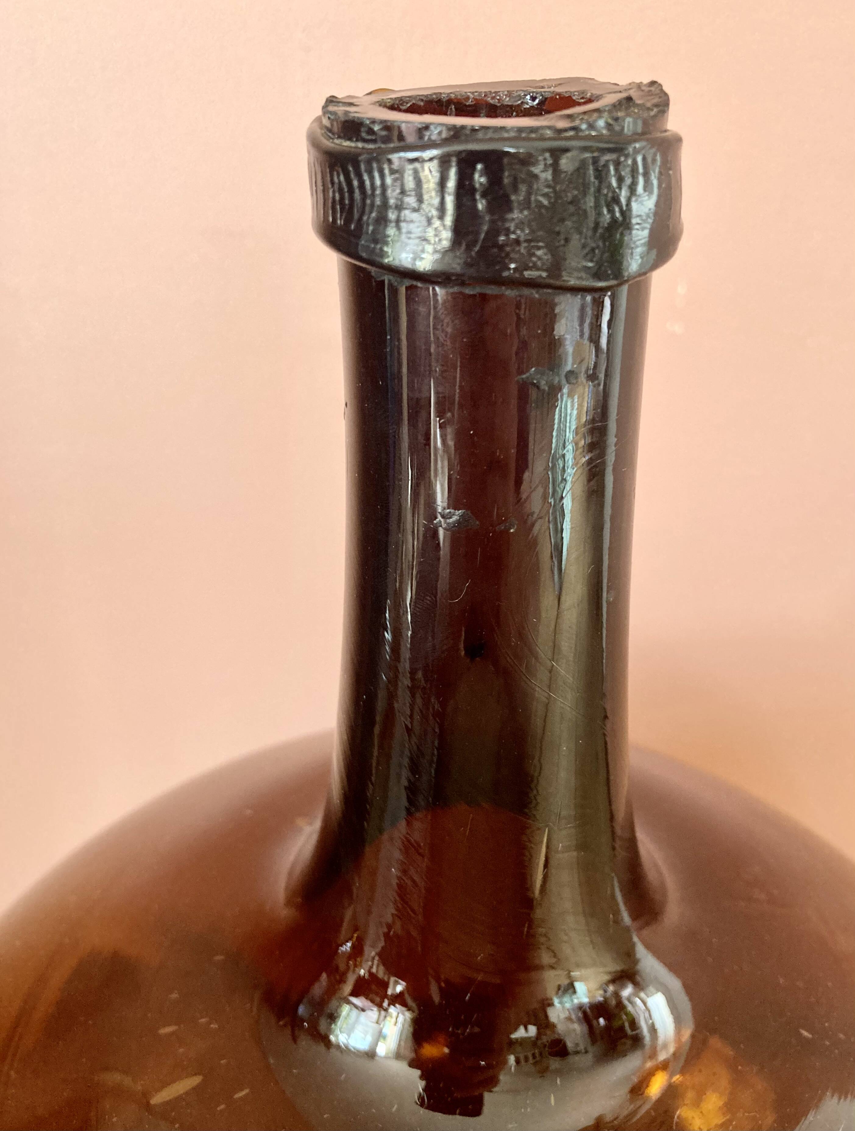 Amber demijohn from the end of 1800