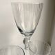 Set of 6 molded glass wine glasses 30-40s