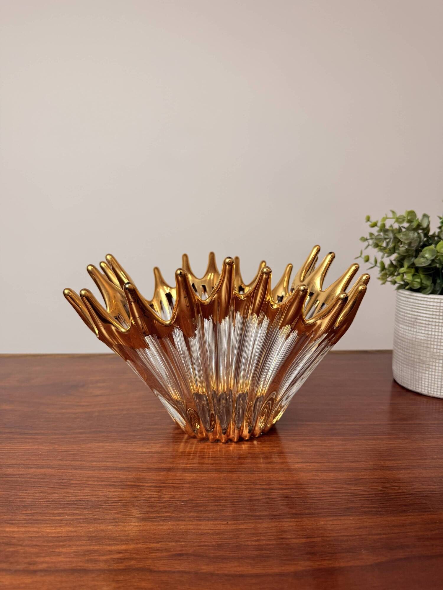 Bayel crystal cup – Gold decoration