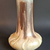 Vase Grès Flamé signé Denbac tout début XXeme - Art Nouveau