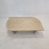 Italian travertine coffee table
