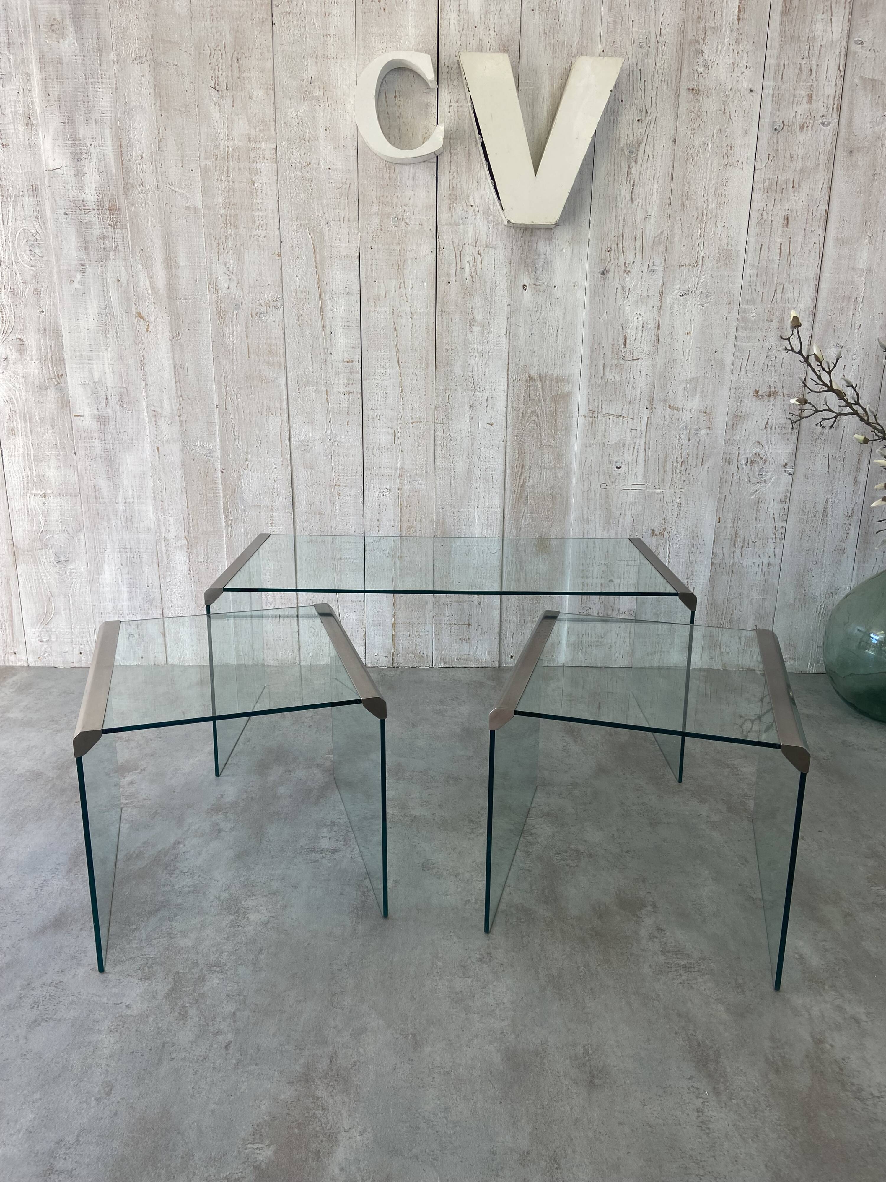 Set de 3 tables basses Galliotti & Radice