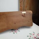 Large Antique Wooden Wall Hook with Shelf for Hats, 70 cm