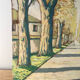 Bright walk, oil on paper signed Vero Cim.