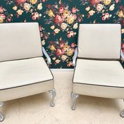 Pair of baroque design armchairs – Parisian hotel furniture