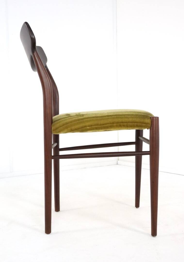 Set of 6 Lübke Otto Pollak mid centiry chairs 'Aldersbach'