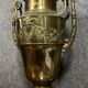 Empire style ibex vase in gilded brass circa 1850