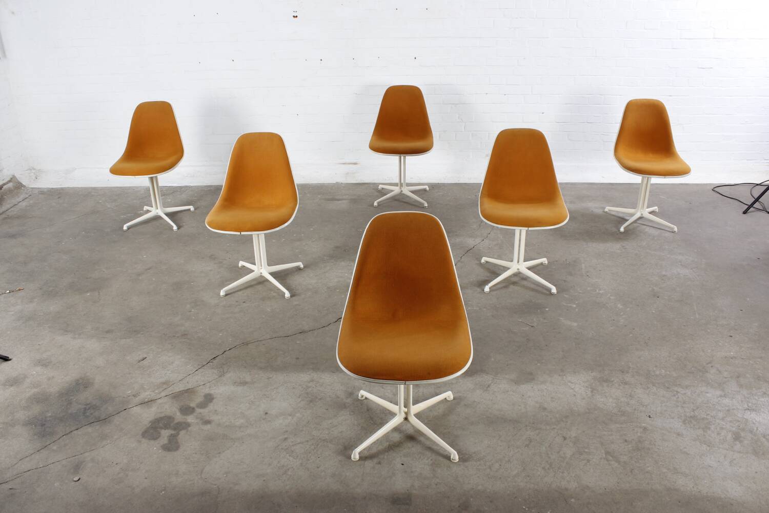 Vintage 6er Set Eames La Fonda Stuhl Mid Century Design