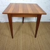 rare three-legged folding game table from the 60s