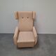 Fauteuil à oreilles de style mid-century moderne