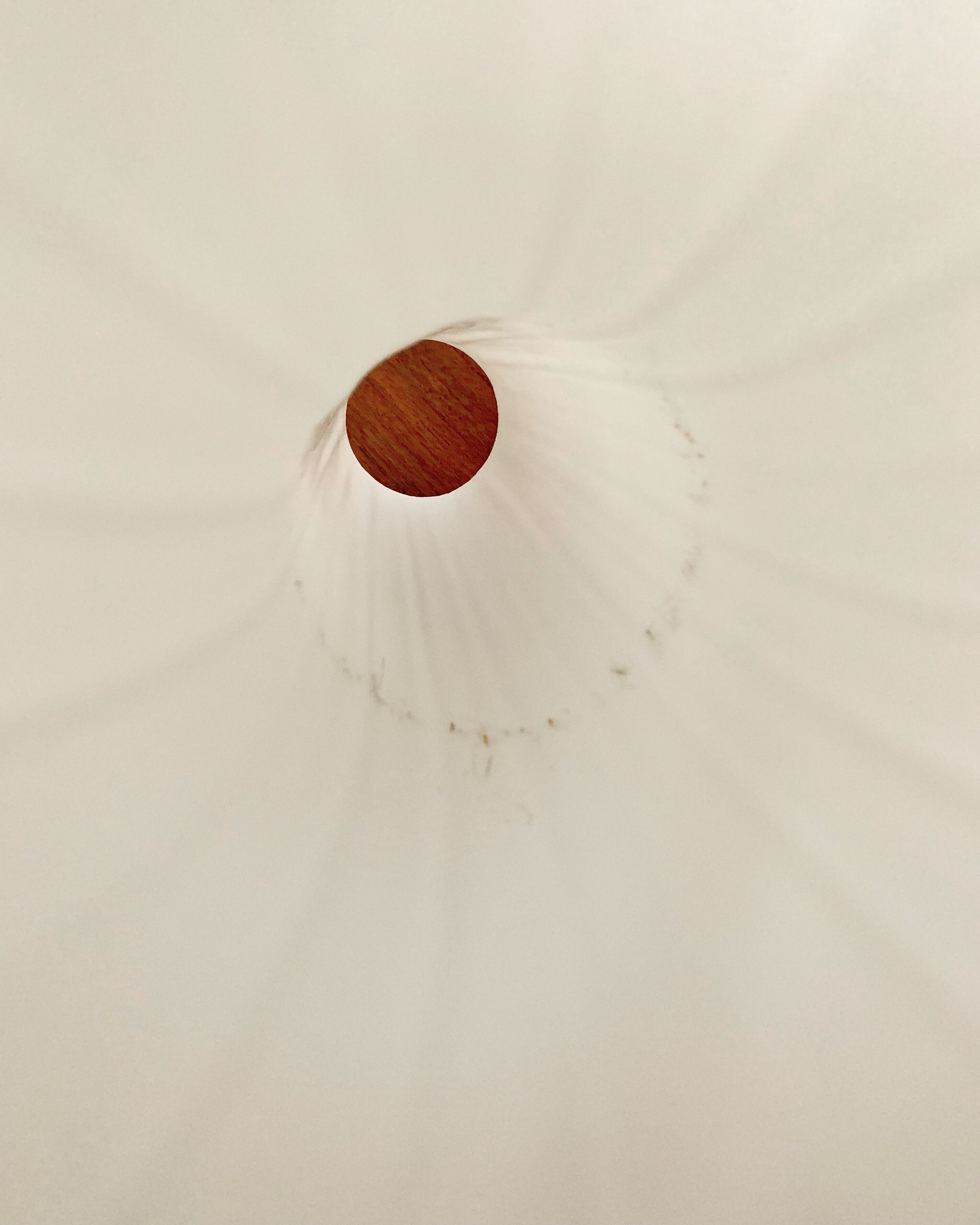 Mid century modern opaline pendant lamp by Peill and Putzler