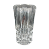 Vase en cristal taillé signé baccarat, 1970s 4,3kg