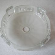 Old lampshade suspension Art Deco retro vintage deco glass luminaire