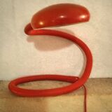 Orange flexible articulated lamp