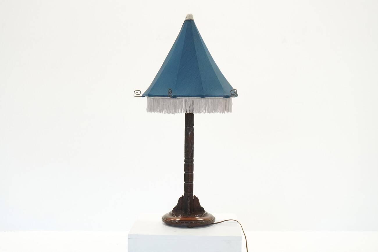 Unique table lamp designed by Jacques van den Bosch for 't Binnenhuis, The Netherlands 1910s