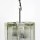 XXL glass pendant lamp by Doria | Mid Century Modern  | Brutalist Desogn