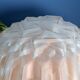 Old Degué Compiegne Chandelier Art Deco suspension white glass paste Numbered