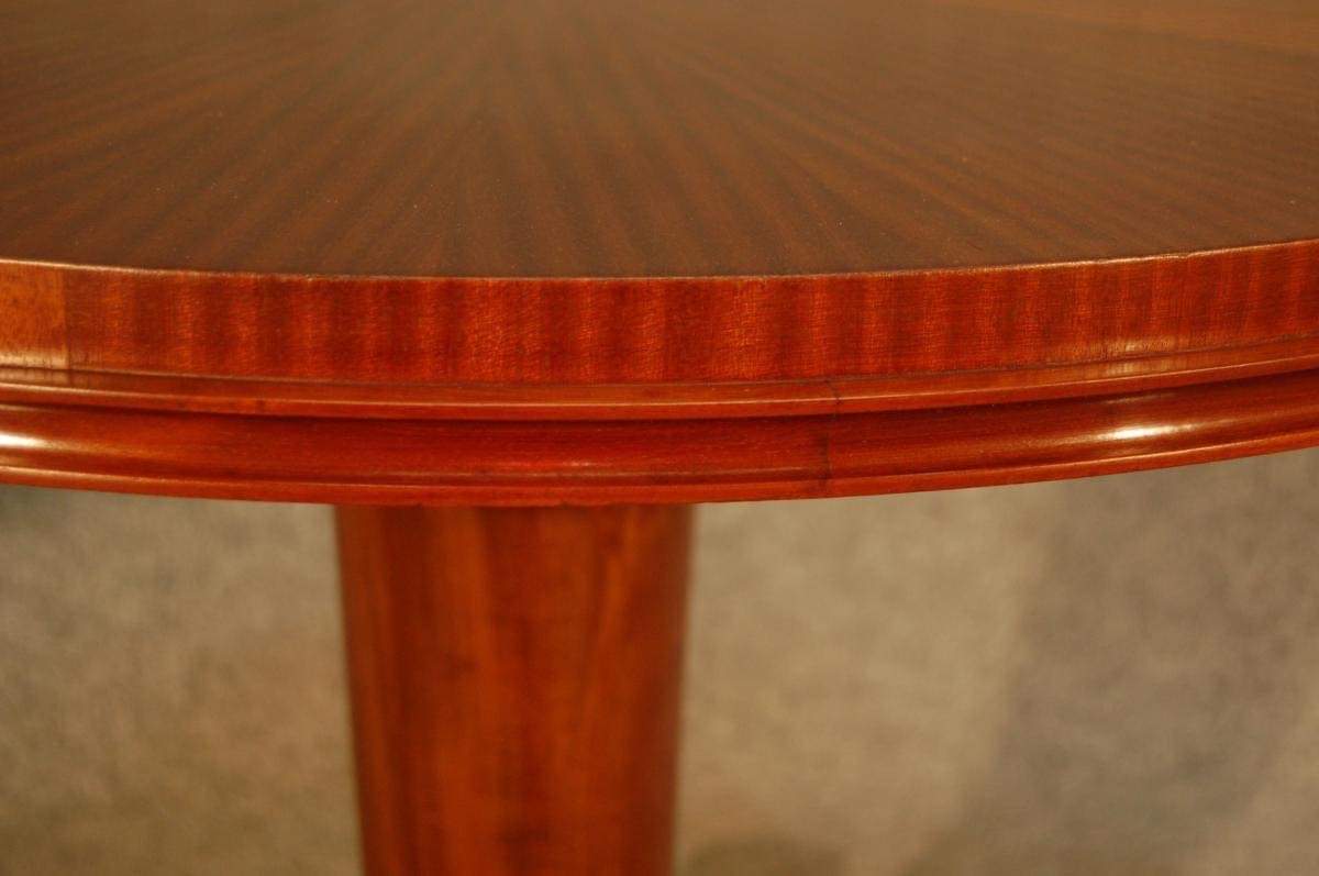 Table Pedestal table 1940 Dlg André Arbus Feet claws In Bronze
