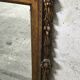 Wood and stucco fireplace mirror, late 19th-early 20th century