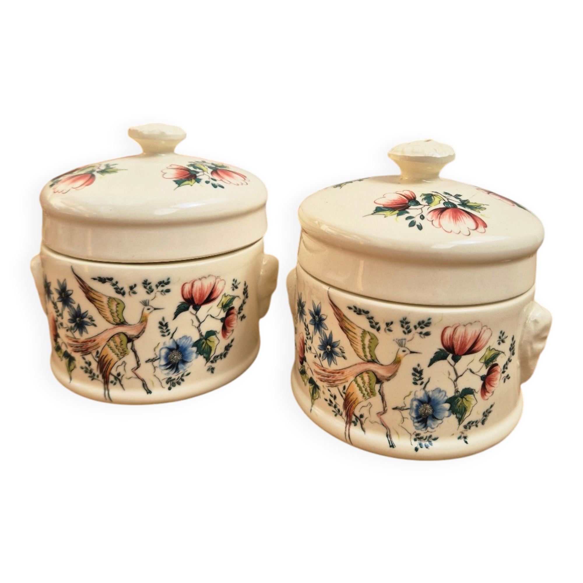 Pots porcelaine Sarreguemines