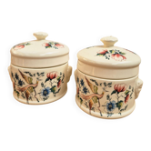 Pots porcelaine Sarreguemines