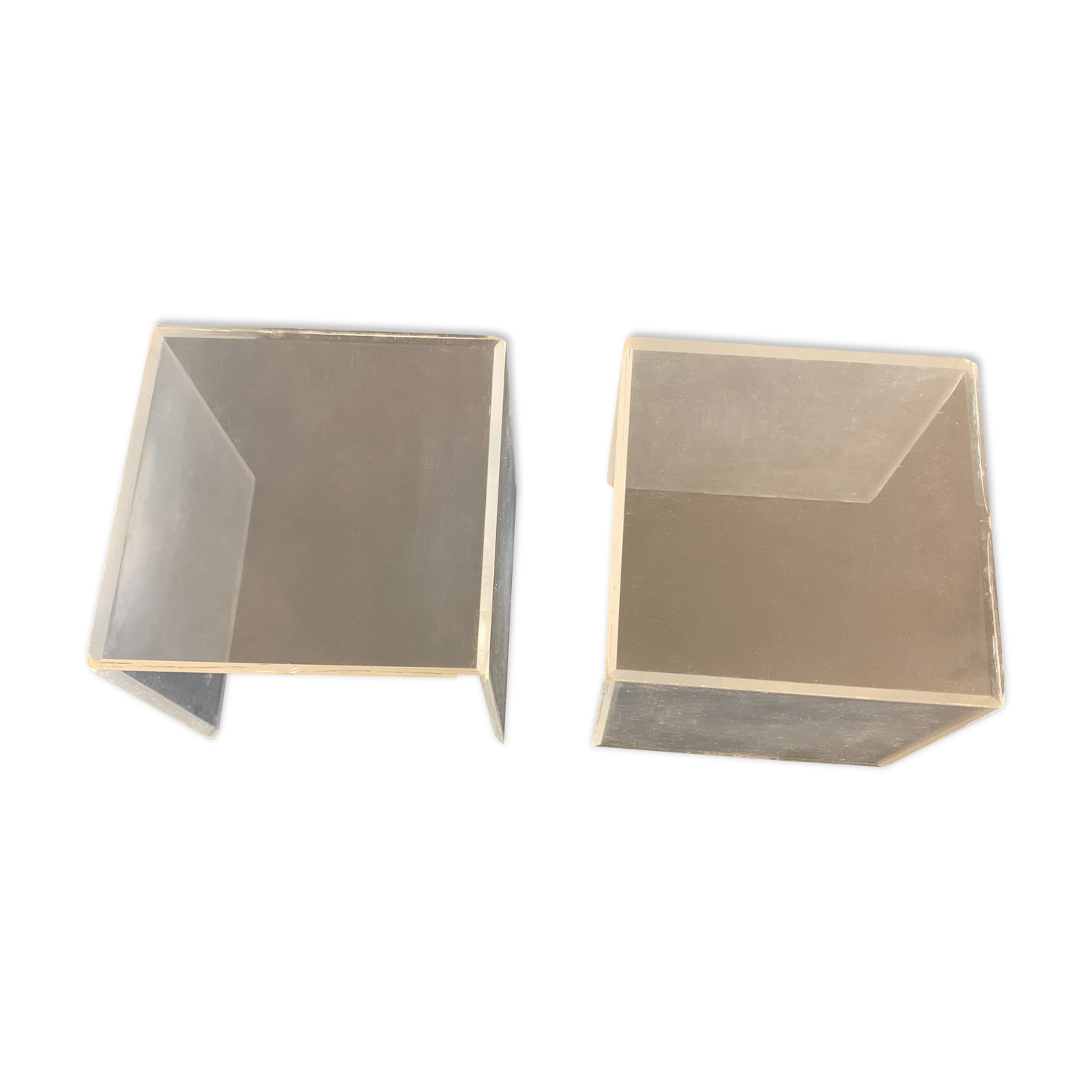 Photo frame or cube in plexiglass Michèle Gignoux for Bac Design, 1970