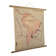 Old geography map / school map South America North America