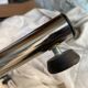 Vintage 1970s chrome metal coat rack