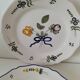 Pair of antique hand-painted plates
