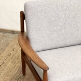 Mid Century Lounge Chair, Easy Chair by Grete Jalk for France & Son, Danish Design Armchair, 1950s