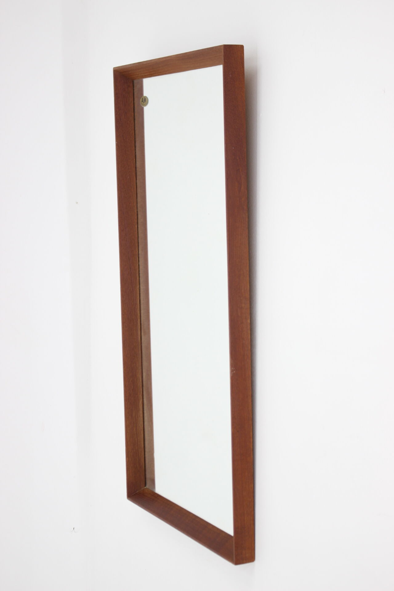 1970s Teak Wall Mirror, Denmark