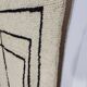 Handmade wool Berber rug 260 x 150 cm
