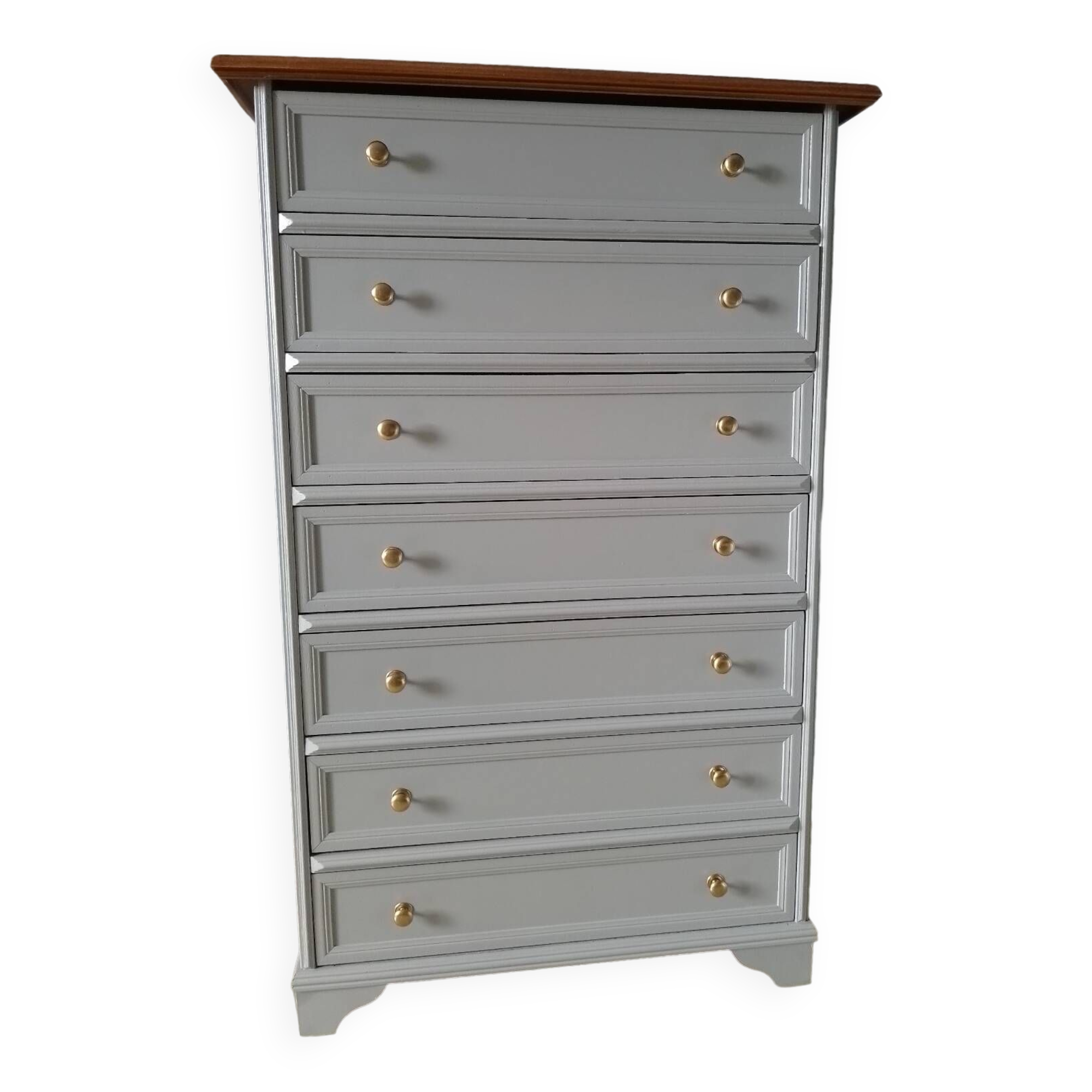 RESTORED ART DECO 7-DRAWER CHEST