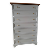 COMMODE 7 TIROIRS ART DÉCO RESTAURÉE