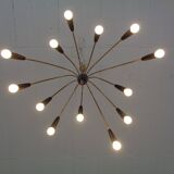 Large Italian Spider Ceiling Lamp, 1950s